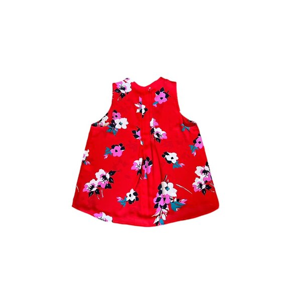 41 Hawthorn Red Floral Sleeveless Blouse - Picture 3 of 3